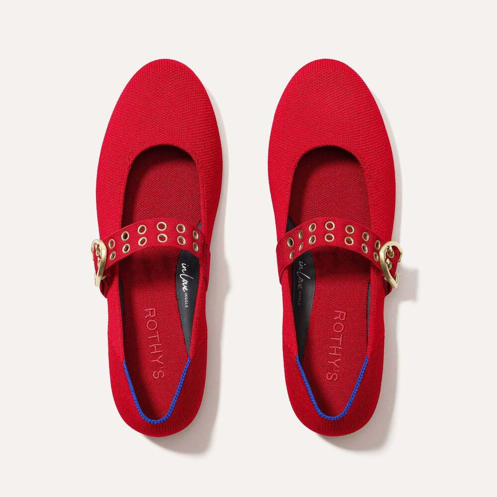 Rothy's The Ballet Mary Jane - Cherry Size 9.5